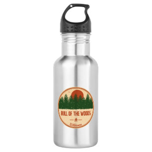 Botella De Agua Toro Del Bosque Silvestre Oregón