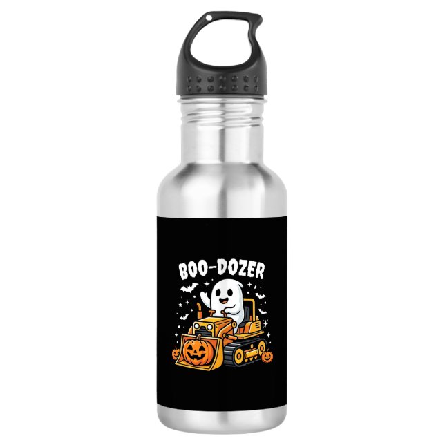 Botella De Agua Toro Dozer Fantasma de Halloween_1 (Anverso)