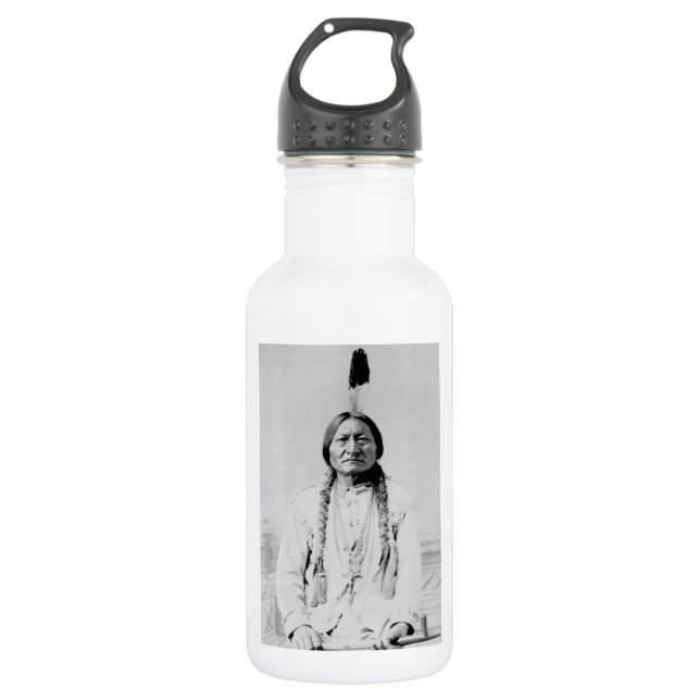 Botella De Agua Toro Sentado (Anverso)