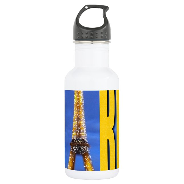 Botella De Agua Torre Eiffel París Francia (Anverso)