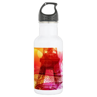 Botella De Agua Torre Eiffel romántica