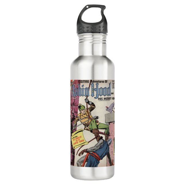 Botella De Agua Torre embrujada - Historietas de aventuras fascina (Anverso)