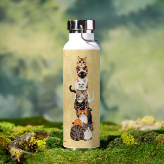 Botella De Agua Torre Felina Gato-Er-Pillar