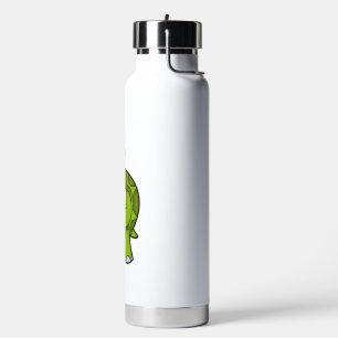 Botella De Agua Tortuga como fotógrafo con cámara