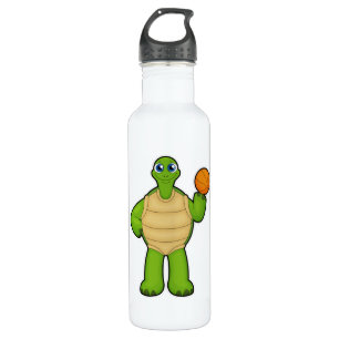 Botella De Agua Tortuga de baloncesto con baloncesto