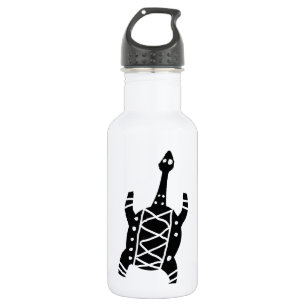 Botella De Agua Tortuga, dibujo australiano (aborigen)
