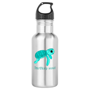 Botella De Agua Tortuga fresca tortuga marina