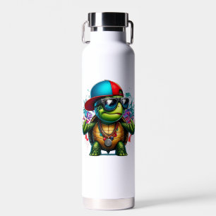 Botella De Agua tortuga fría hip hop