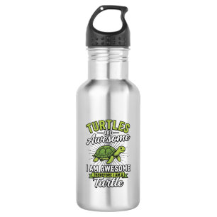 Botella De Agua Tortugas Antiguas Son Increíbles Camiseta Divertid