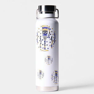 Botella De Agua Tostada de Año Nuevo