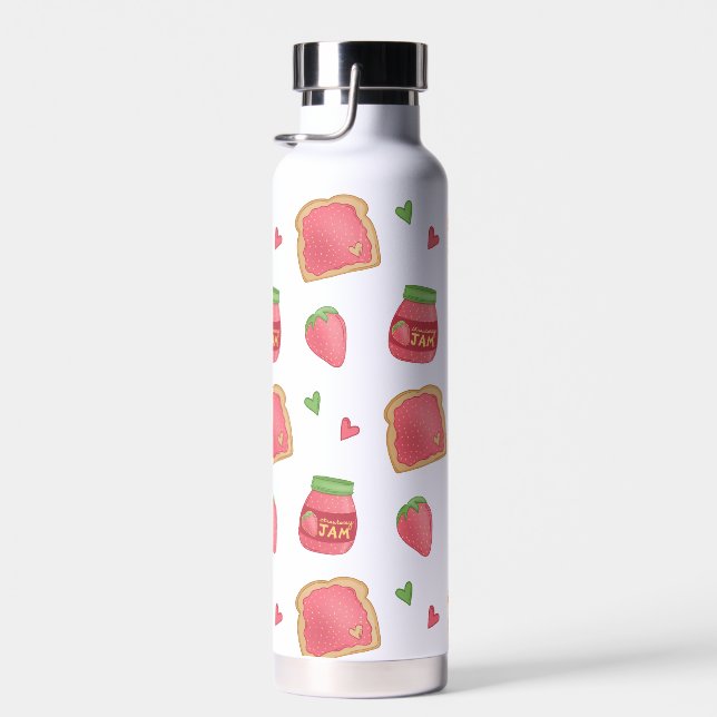 Botella De Agua Tostada dulce y mermelada de fresa (Derecha)