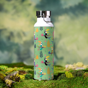 Botella De Agua Toucans & Parrotts