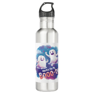 Botella De Agua Trabajar en mi Booo-ty