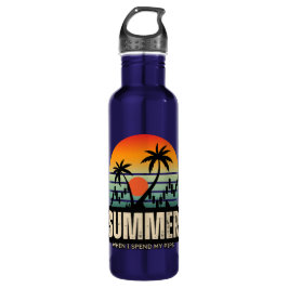 Botella De Agua Trader design | Summer | Funny