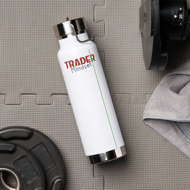 Botella De Agua Trader Mindset – Discipline Focused Trading (Gimnasio (girado))
