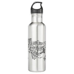 Botella De Agua Tráfico de luces en un supermercado