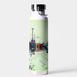 Botella De Agua Tranvía a rayas