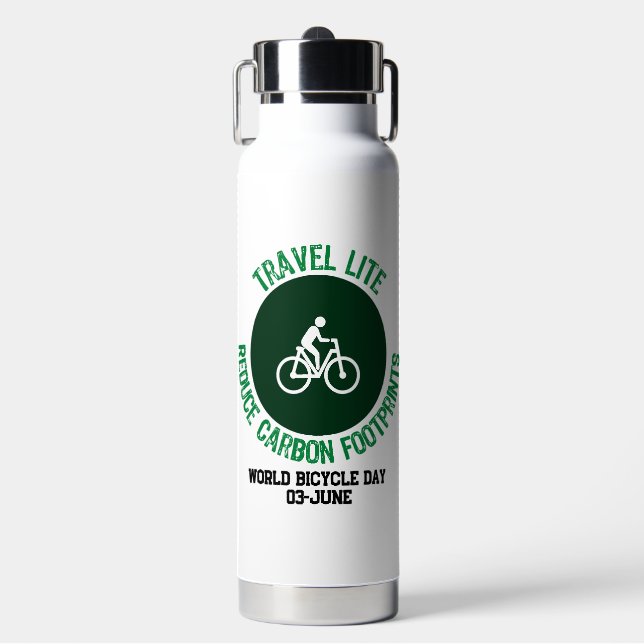 Botella De Agua Travel Lite, Reduce Carbon Footprints.w (Frente)