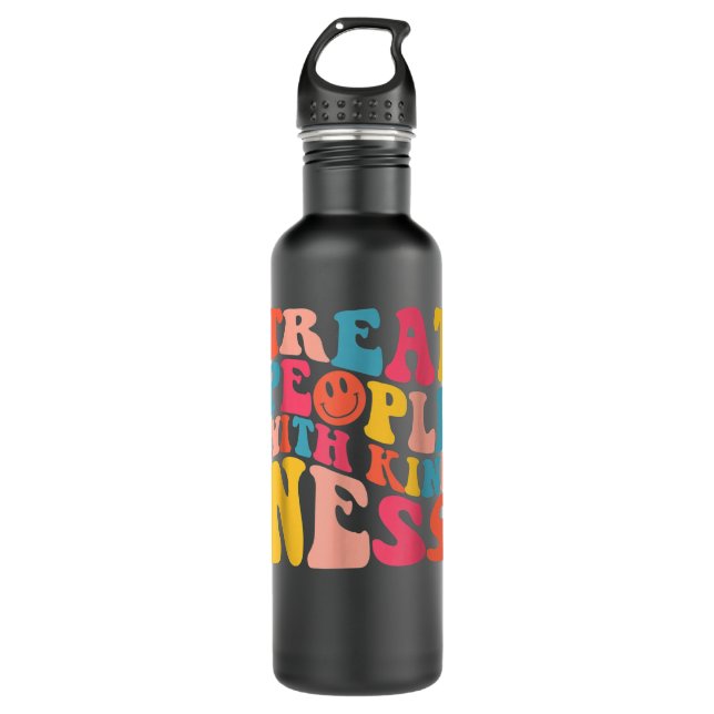 Botella De Agua Treat People With Kindness TPWK Trendy Preppy (Anverso)