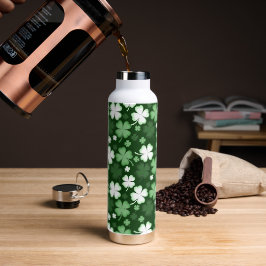 Botella De Agua Trébol verde, día de San Patricio