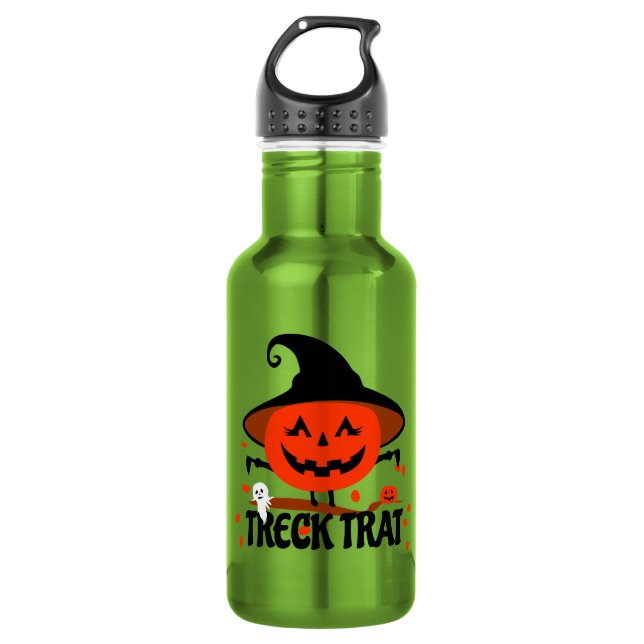 Botella De Agua Treck Trat Pumpkin Sonriente (Anverso)