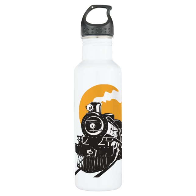 Botella De Agua Tren del vapor (Anverso)