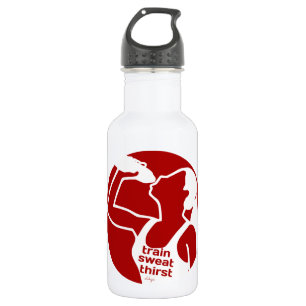 Botella De Agua TREN TREN TREN TIRST (F) rojo