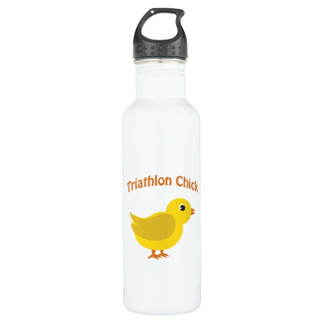 Botella De Agua Triathlon Chick (Anverso)