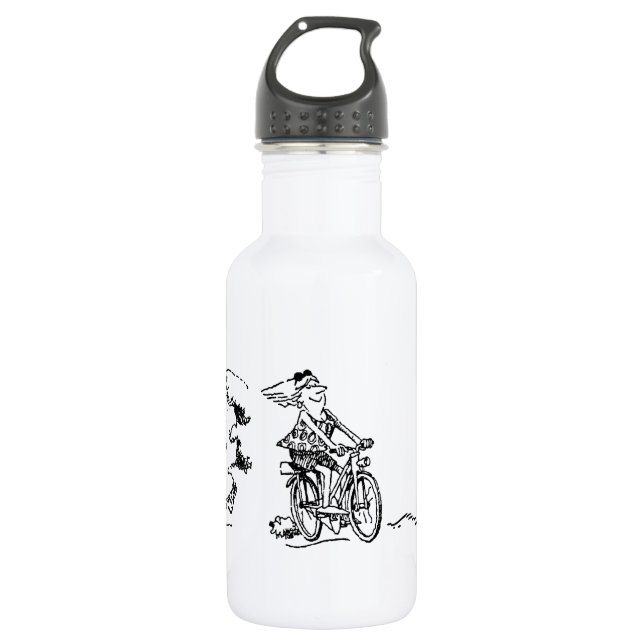 Botella De Agua Triathlon del dibujo animado (Anverso)