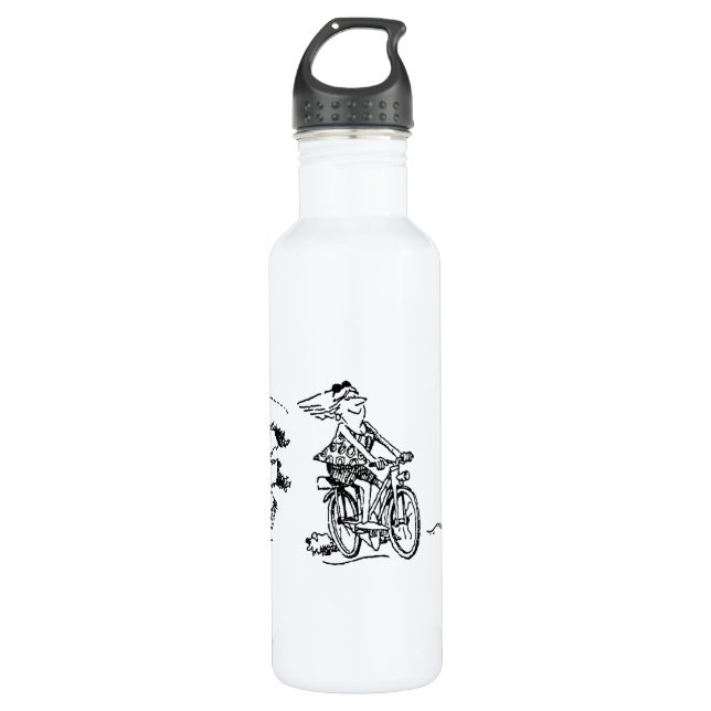 Botella De Agua Triathlon del dibujo animado (Anverso)