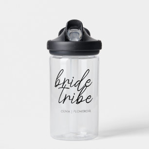 Botella De Agua Tribuna de novias   Niña de flores Bodas moderna