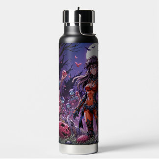 Botella De Agua Trick o Treat Halloween Zombis con el cerebro