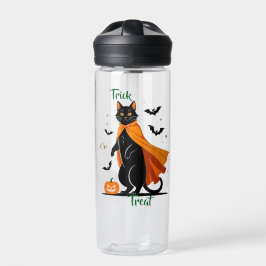 Botella De Agua Trick o Trek Black Cat Specialty Mug