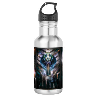 Botella De Agua Trilogía Fractal de la Reina Thera 2XFrame