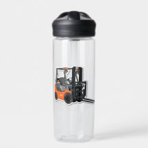 Trinkflasche (591 ml) mit Gabelstapler-Design