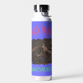 Botella De Agua Trinkflasche Edelstahl lila Dino Rex Ausgrabung