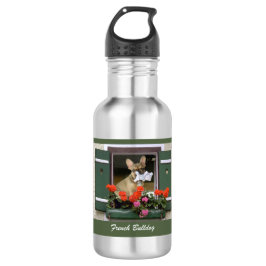 Botella De Agua Trinkflasche französische Bulldogge