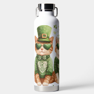 BOTELLA DE AGUA TRIO DE GATITOS IRLANDESES ADORABLES