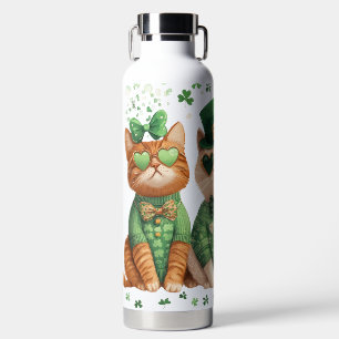 BOTELLA DE AGUA TRIO DE GATITOS IRLANDESES ADORABLES