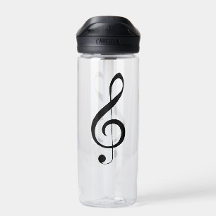 Botella De Agua Triple Clef Musical Note,