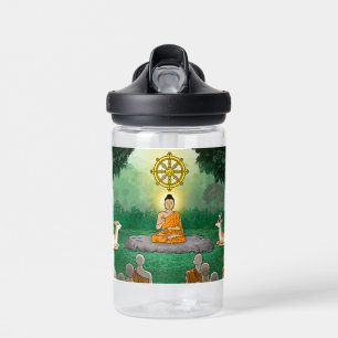 Botella De Agua Triple Gemas: Buda, Dharma, Sangha