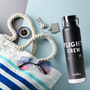 Botella De Agua Tripulación de Vuelo de Viaje Avión Volando Vacaci