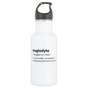 Botella De Agua Troglodyte - Espeleología divertida de castores de