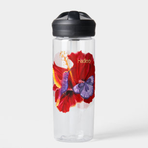 Botella de agua Tropical Hibiscus
