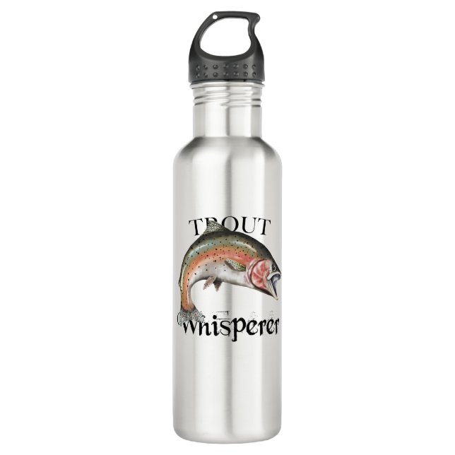 Botella De Agua Trout Whisperer (Anverso)