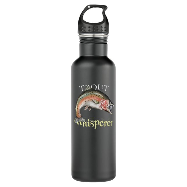 Botella De Agua Trout Whisperer Dark (Anverso)