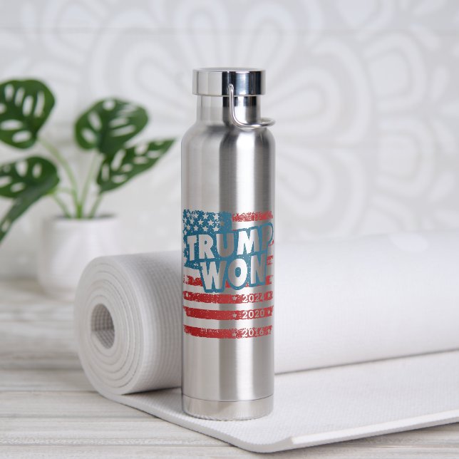 Botella De Agua Trump ganó 2024 (Yoga)
