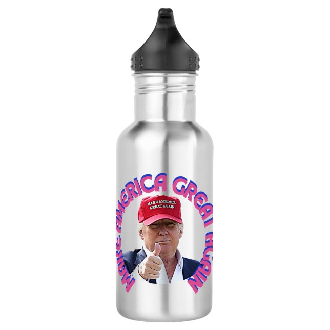 Botella de agua Trump Lover (18 oz) (Derecha)