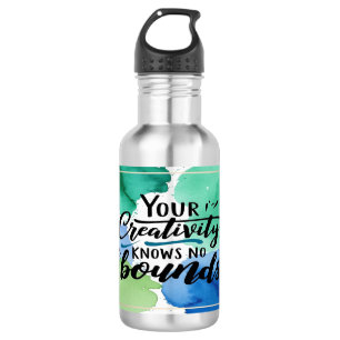 Botella De Agua Tu Creatividad No Tiene Límites 4