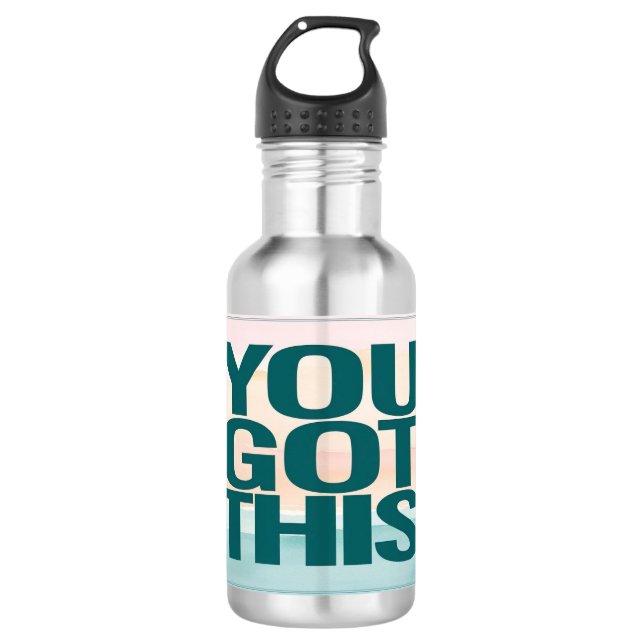Botella De Agua Tú Puedes Con Esto (Anverso)
